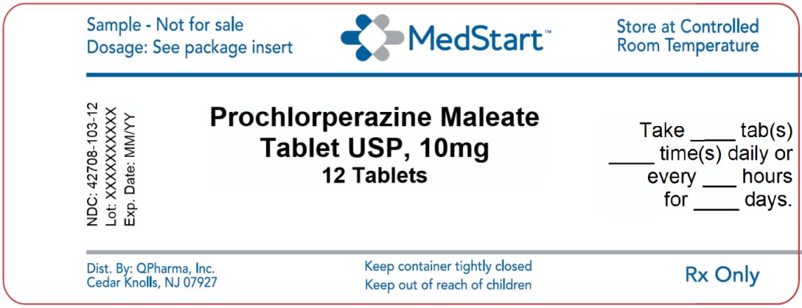 42708-103-12 Prochlorperazine Maleate Tablet USP 10mg x 12
