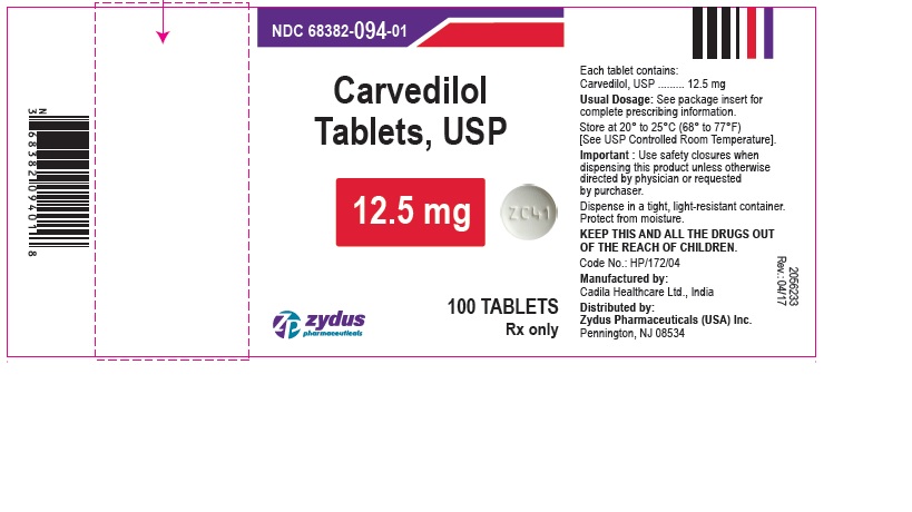 Carvedilol Tablets, 12.5 mg