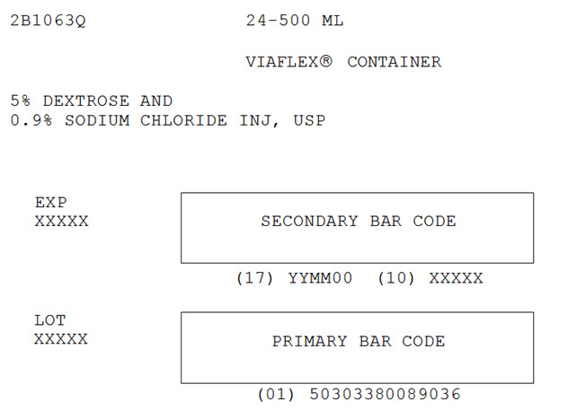 Dextrose & Sodium Chloride Representatve Carton Label NDC: <a href=/NDC/0338-0089-03>0338-0089-03</a>6