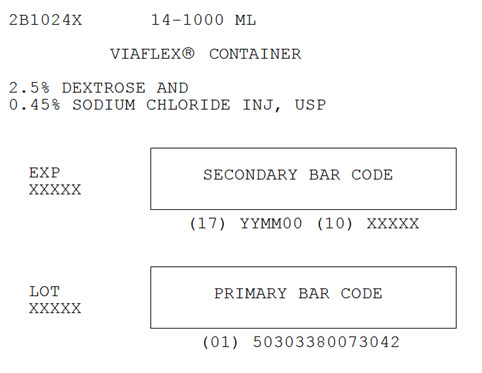 Dextrose & Sodium Chloride Representative Carton Label NDC: <a href=/NDC/0338-0073-04>0338-0073-04</a>2