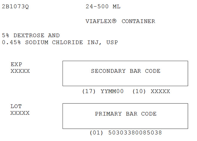 Dextrose & Sodium Chloride Representative Carton Label NDC: <a href=/NDC/0338-0085-03>0338-0085-03</a>8