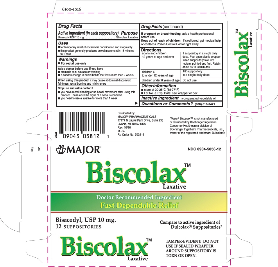 Bisacodyl Suppository: Package Insert 