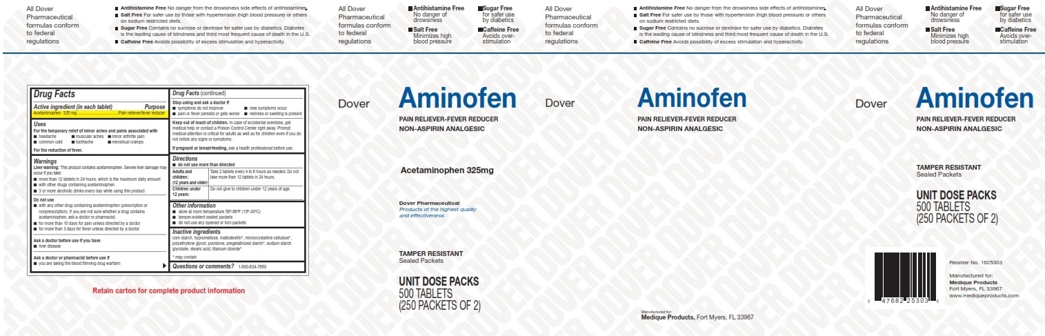 Dover Aminophen Label 1-