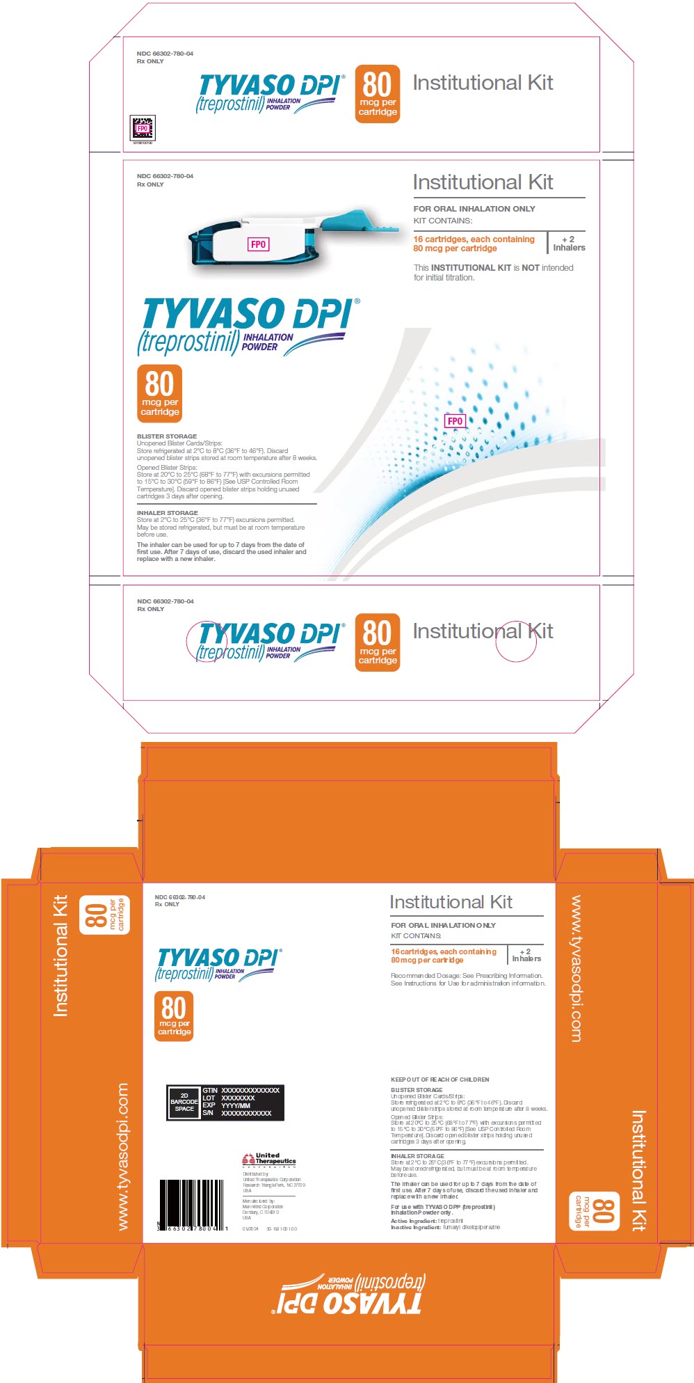 PRINCIPAL DISPLAY PANEL - 80 mcg Institutional Kit