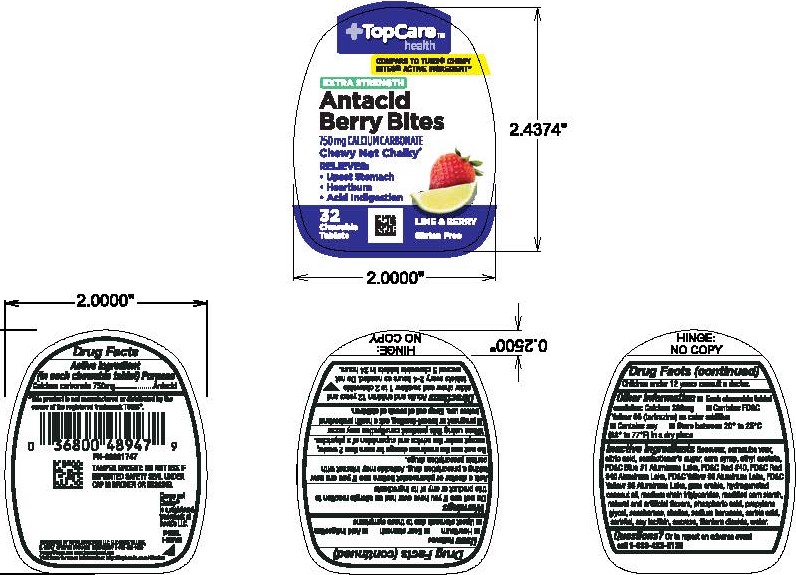 TopCare Lime and Berry Antacid Chews 32ct