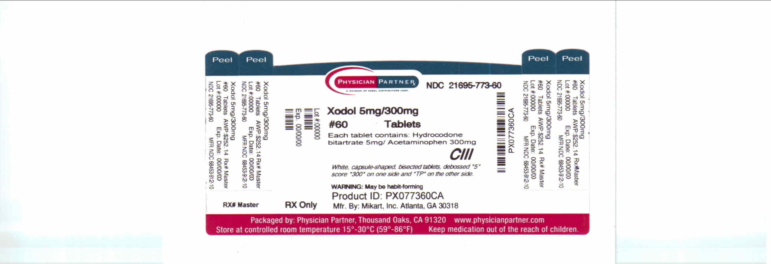 Xodol 5/300mg