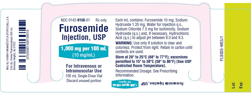 Furosemide 100 mL Vial