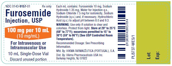 Furosemide 10 mL Vial