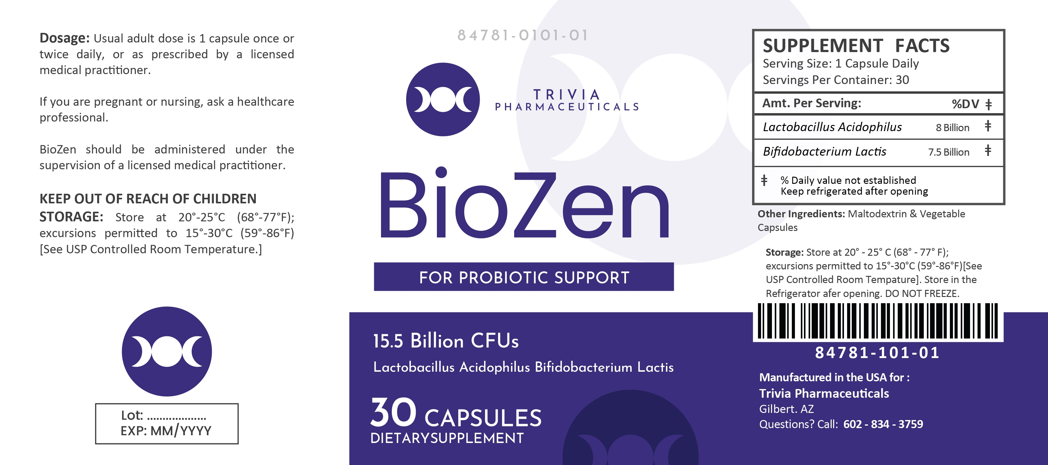 BioZen Label