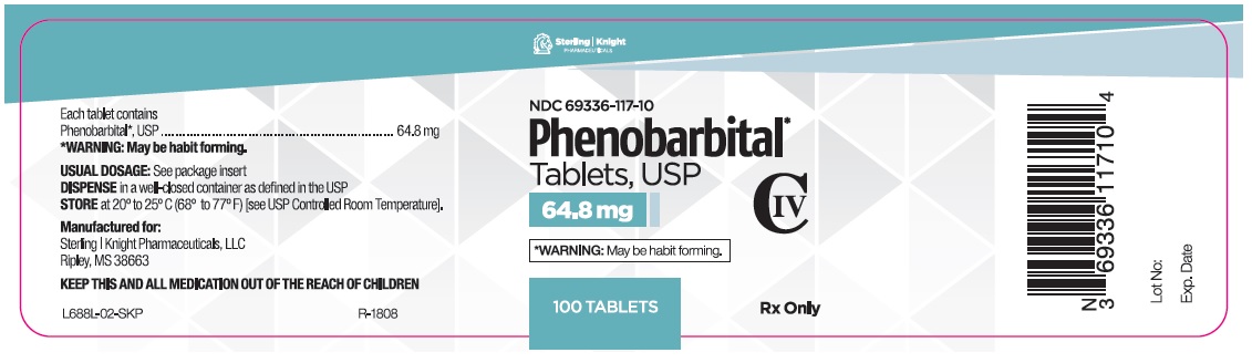 Phenobarbital Tablets 64.8 mg 100 count