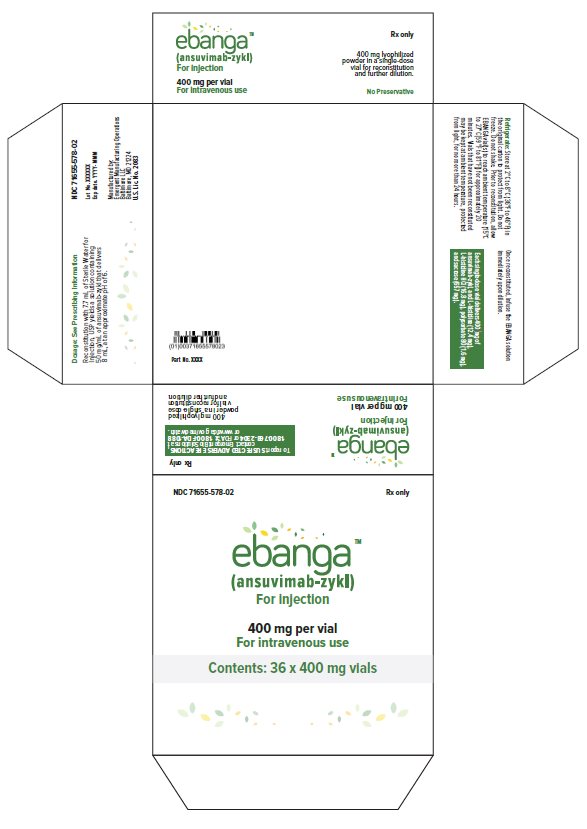 Carton containing 36x400 mg vials