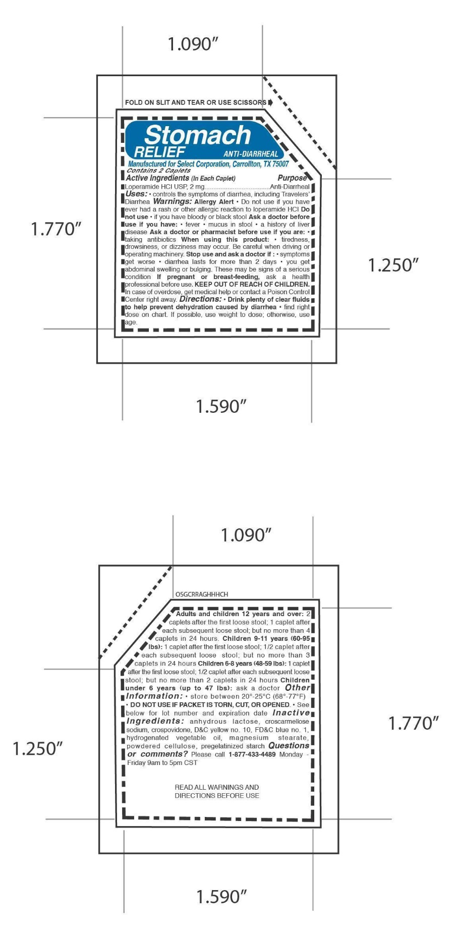 Stomach Relief packet