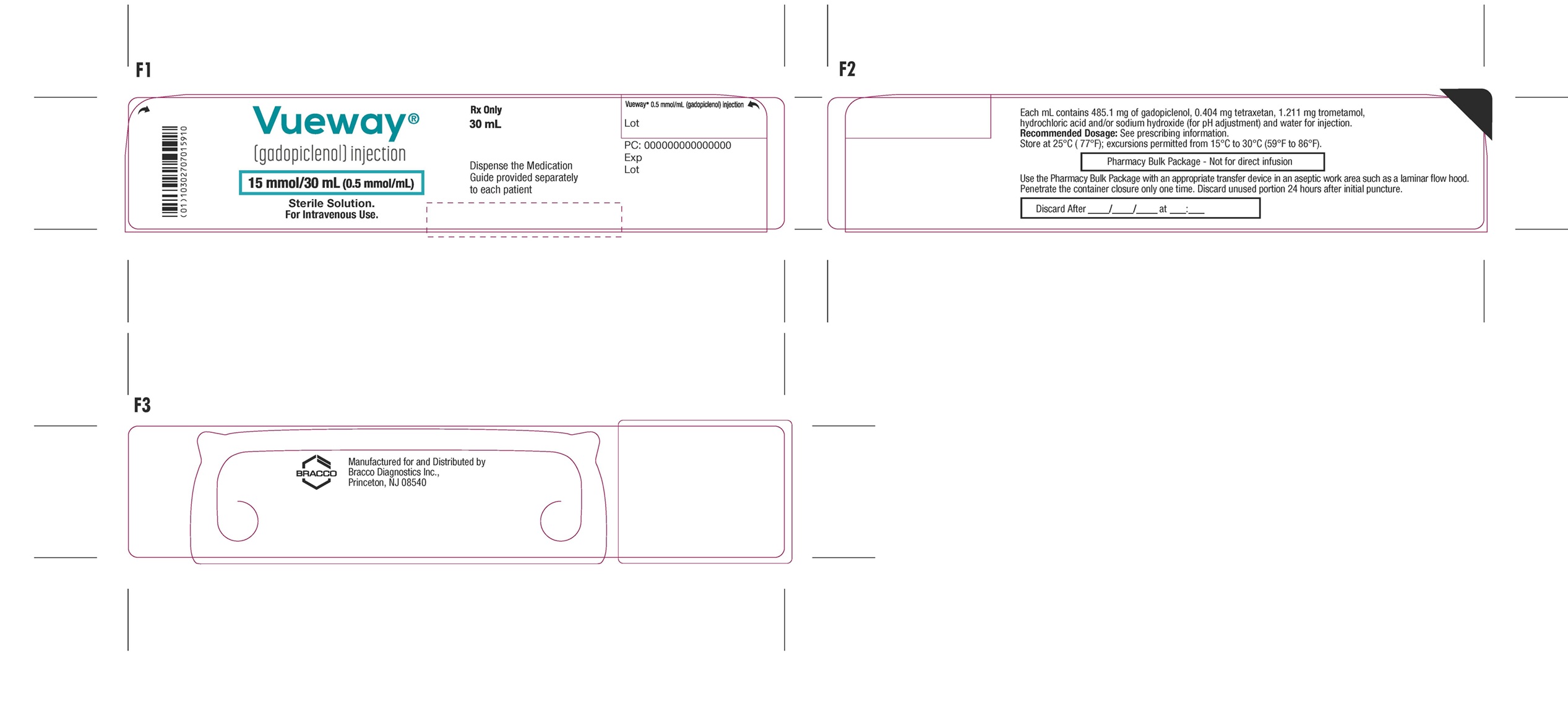 Vueway 30 mL Internal Label