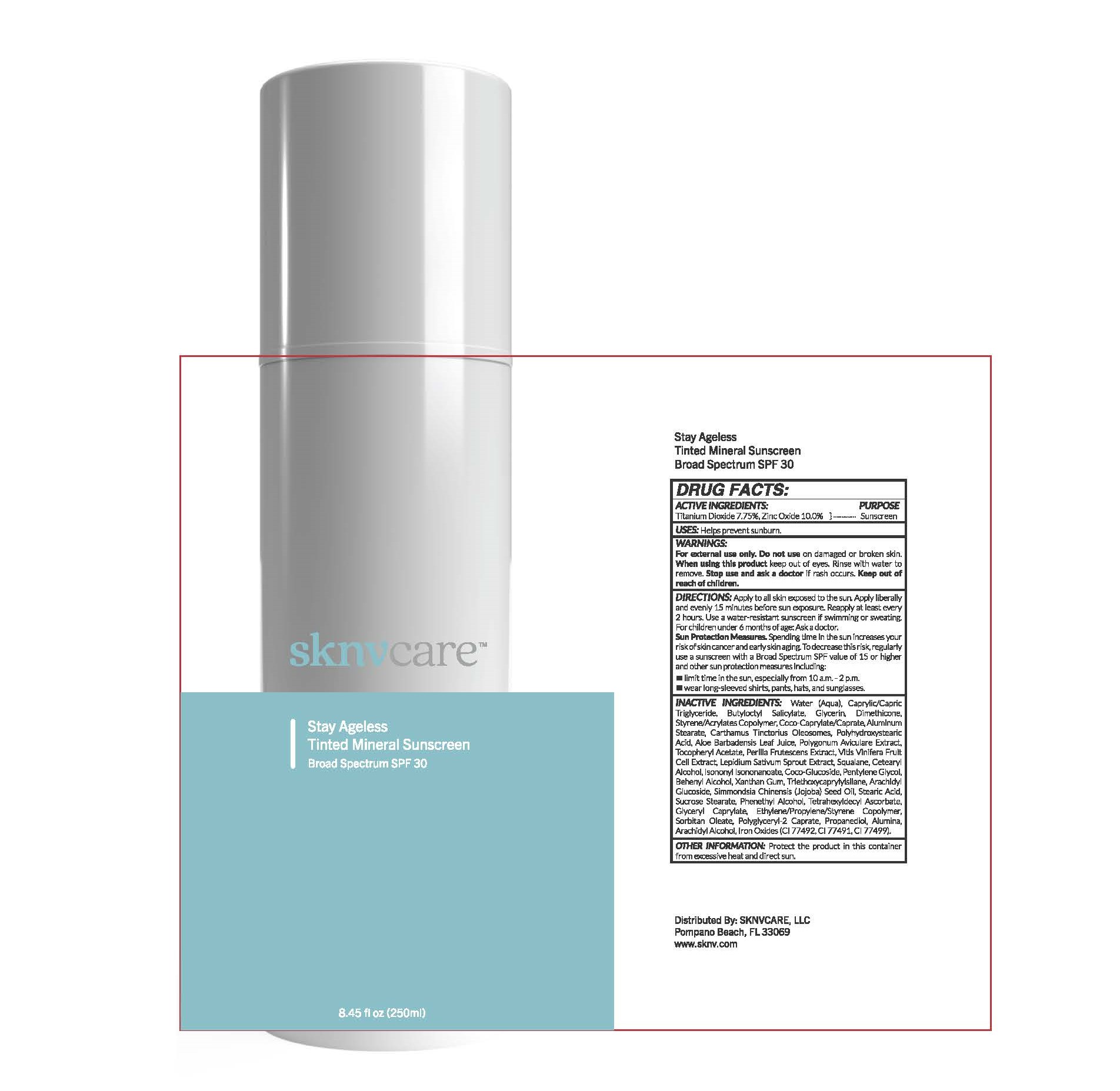 Stay Ageless Tinted Mineral Sunscreen Broad Spectrum SPF30