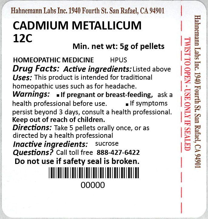 Cadmium Metallicum 12C 5g