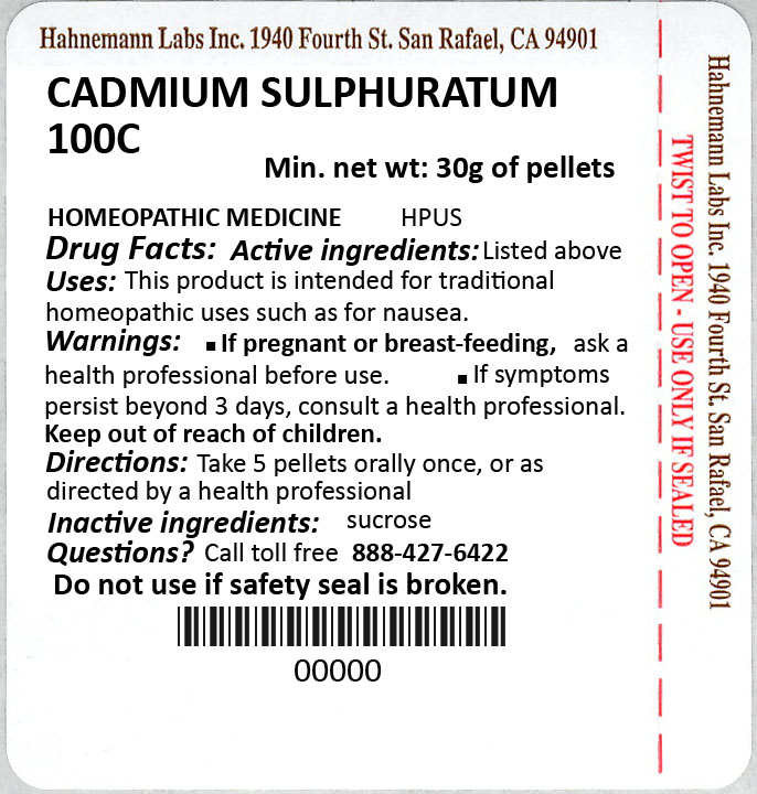 Cadmium Sulphuratum 100C 30g
