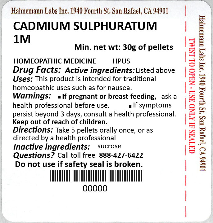 Cadmium Sulphuratum 1M 30g