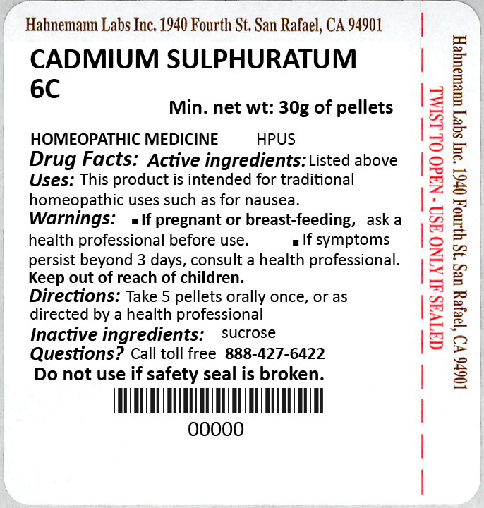 Cadmium Sulphuratum 6C 30g
