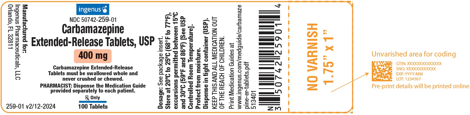 bttle label-400mg