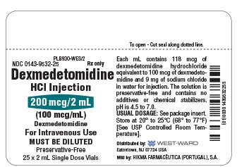 Carton label for Dexmedetomidine HCl Injection