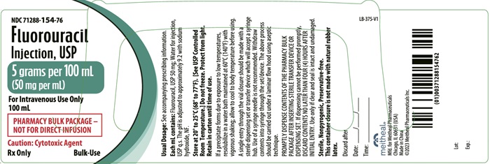 PRINCIPAL DISPLAY PANEL – Fluorouracil Injection, USP 100 mL Vial Label