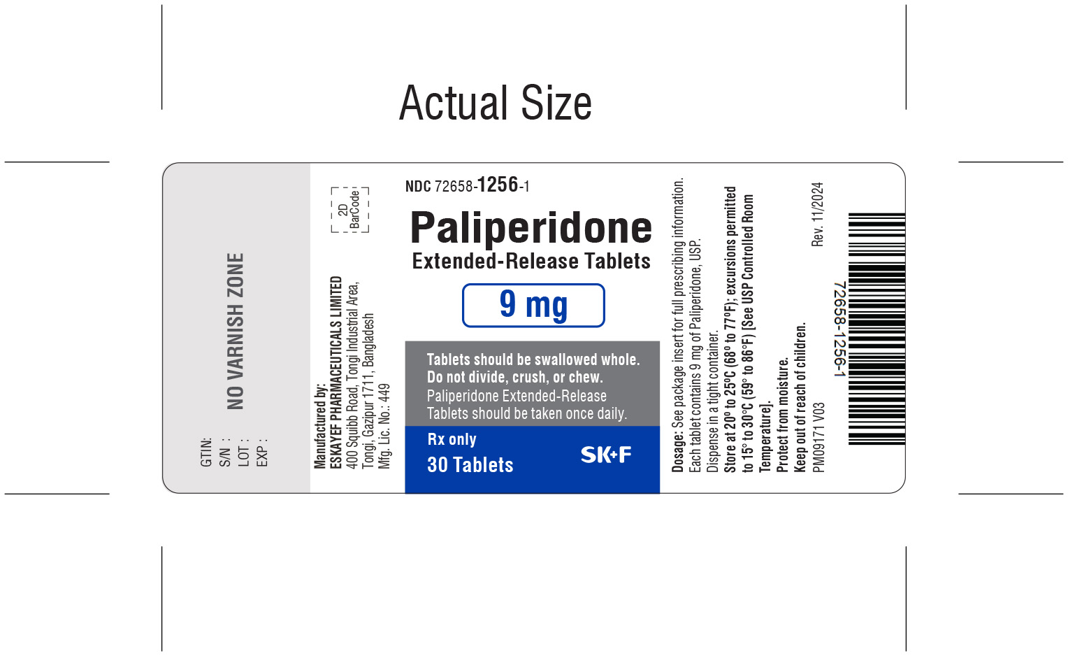 PRINCIPAL DISPLAY PANEL - 9 mg Tablet Bottle Label