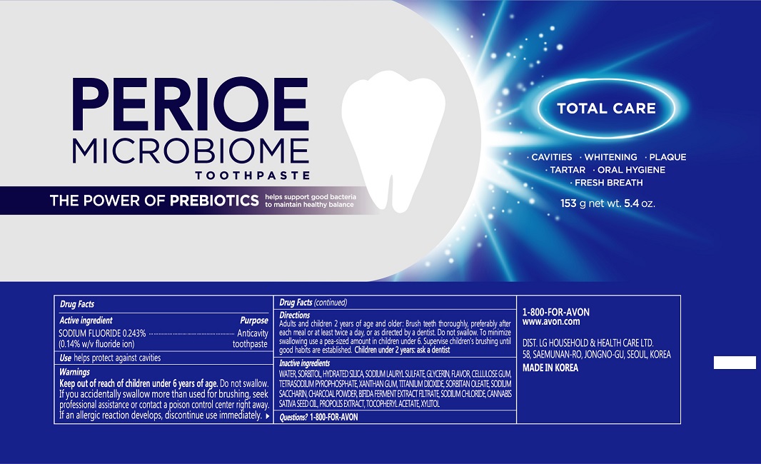 LABEL_CASE_PERIOE MICROBIOME TOTAL CARE TOOTHPASTE  153g