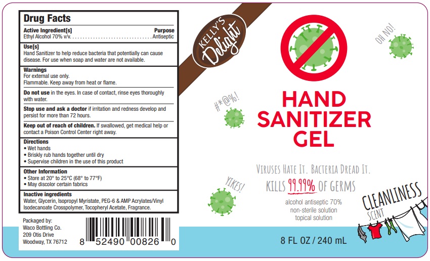 Kellys Delight Cleanliness Hand Sanitizer