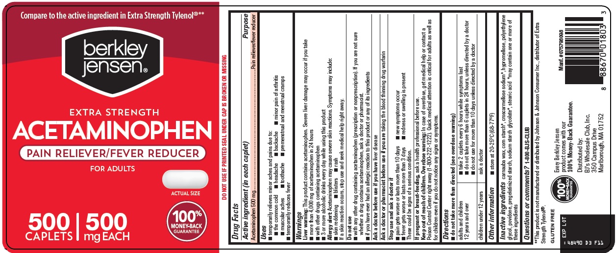 Acetaminophen Label