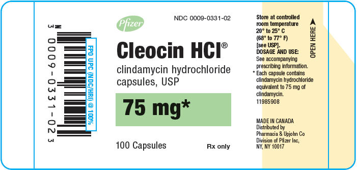 PRINCIPAL DISPLAY PANEL - 75 mg Capsule Bottle Label