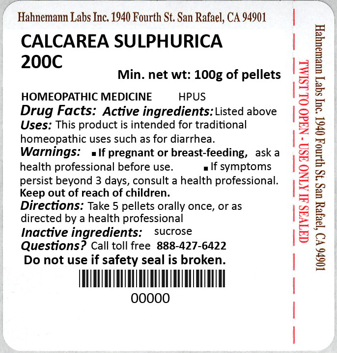 Calcarea Sulphurica 200C 100g