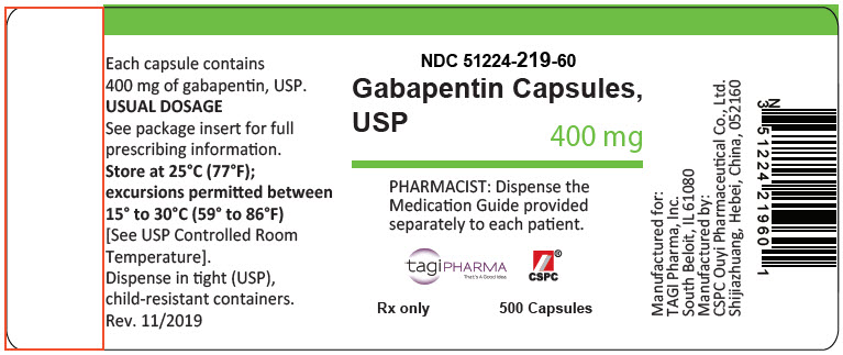 PRINCIPAL DISPLAY PANEL - 400 mg Capsule Bottle Label