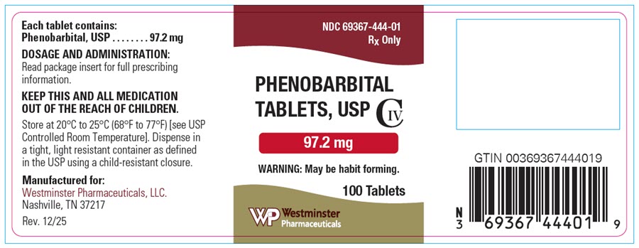 PRINCIPAL DISPLAY PANEL - 97.2 mg Tablet Bottle Label