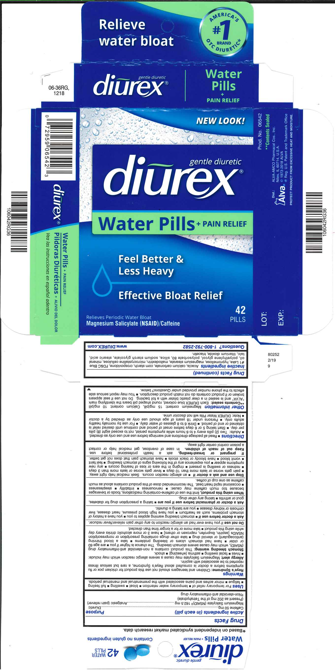 Diurex Water Pills PDP