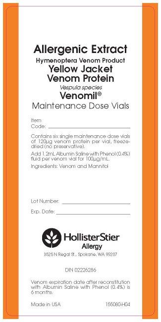 Wasp Venomil Maintenance Carton Label