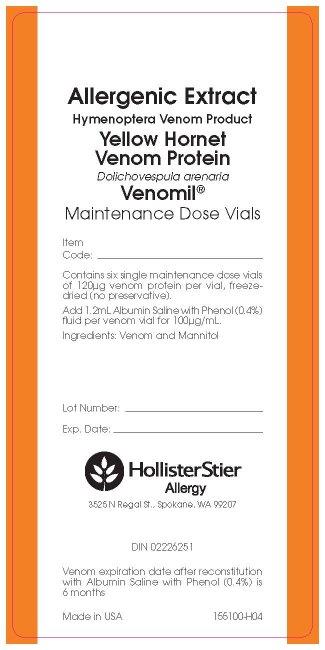Mixed Vespid Venomil Maintenance Carton Label