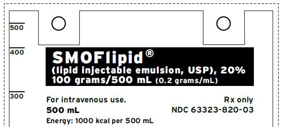 PACKAGE LABEL - PRINCIPAL DISPLAY - Smoflipid 100 mL Bag Label
