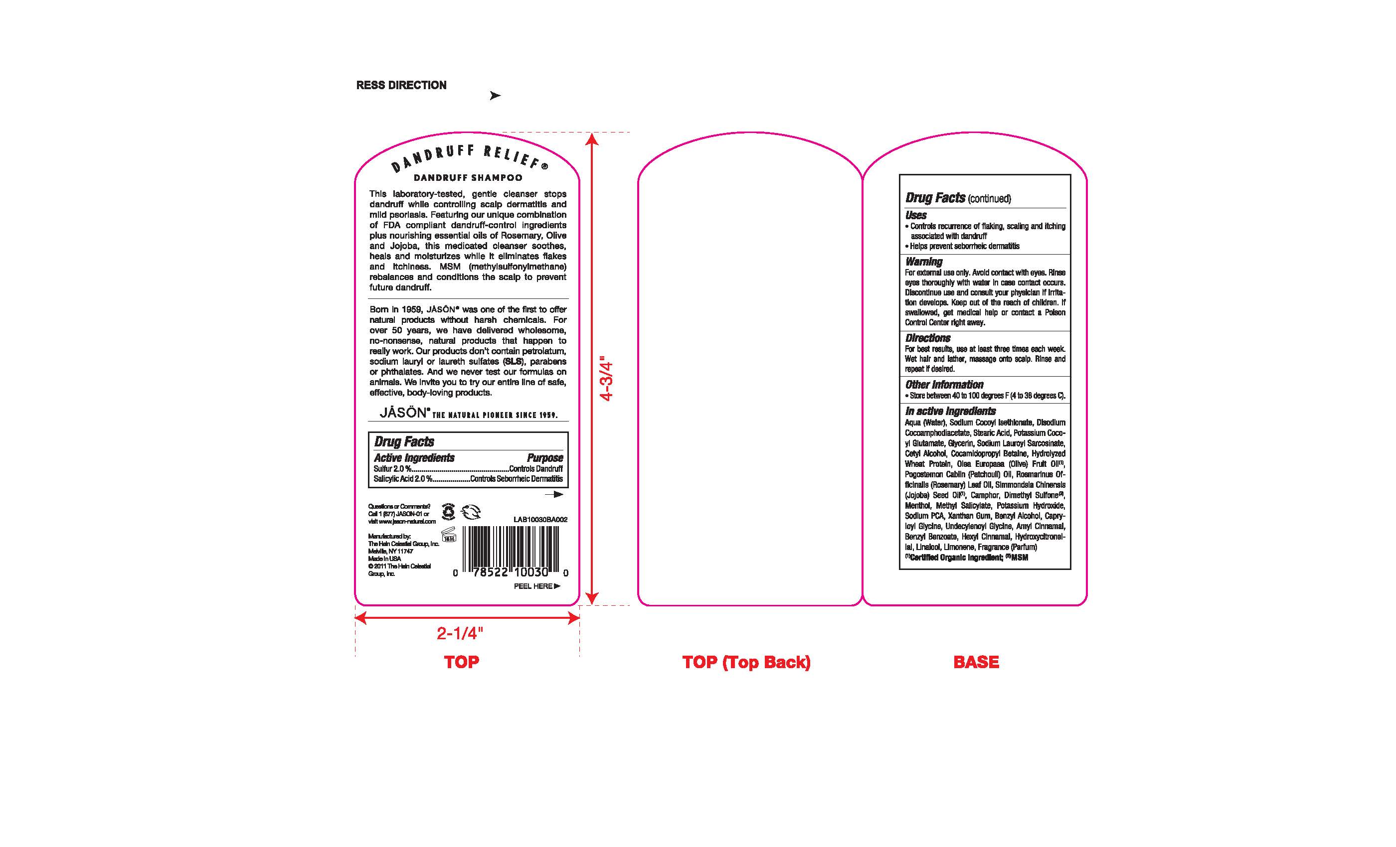 image of back label