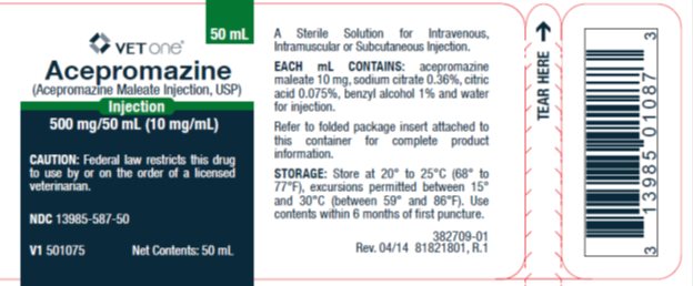 Picture of 50 mL container label.