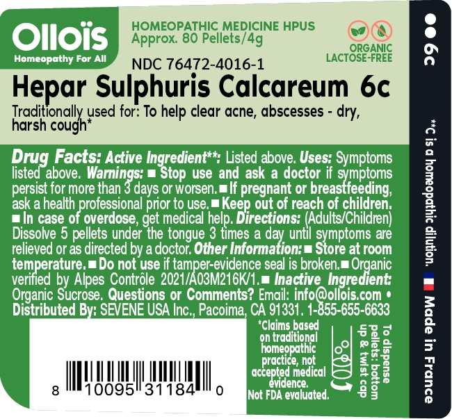 Hepar Sulphuris Calcareum 6c