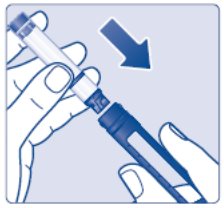 E - Giving the airshot before each injection- Turn the dose selector to select 2 units