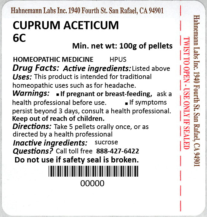 Cuprum Aceticum 6C 100g