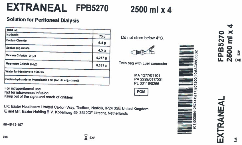 Representative Extraneal Carton Label - FPB5270