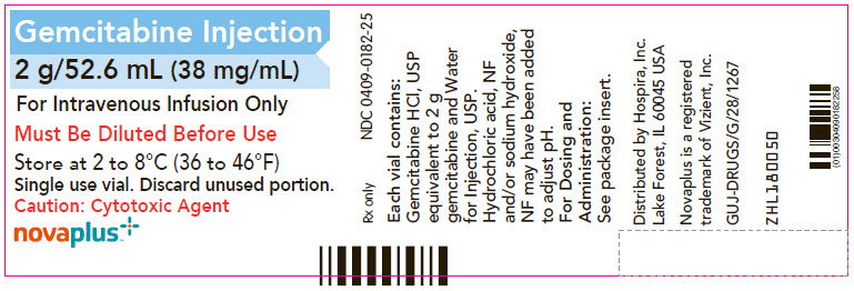 PRINCIPAL DISPLAY PANEL - 2 g/52.6 mL Vial Label