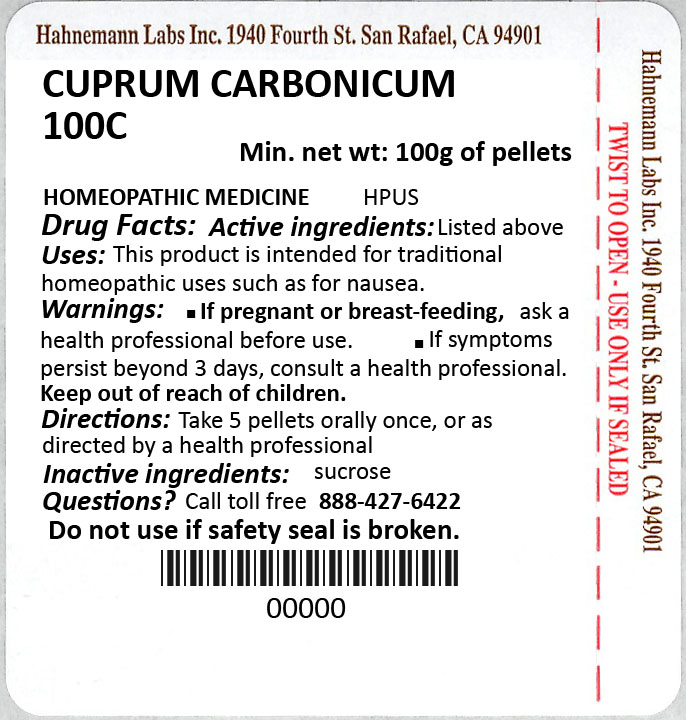 Cuprum Carbonicum 100C 100g