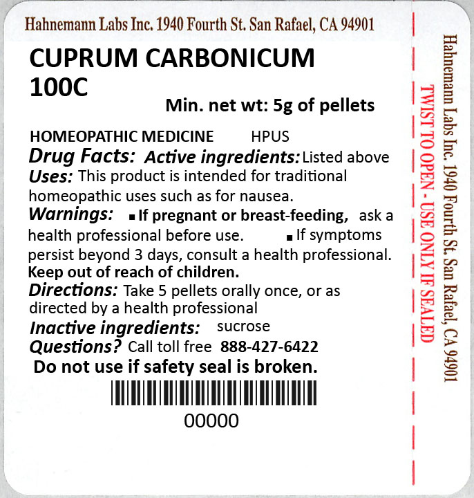 Cuprum Carbonicum 100C 5g