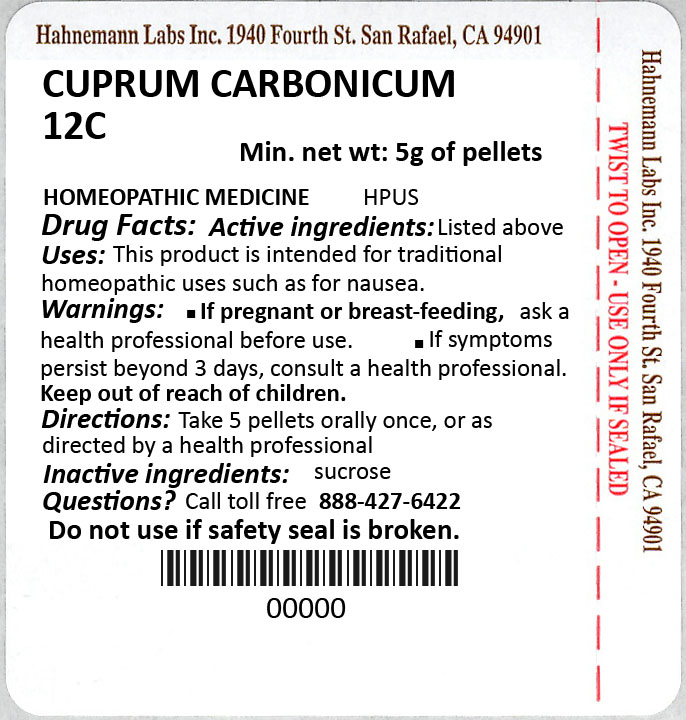 Cuprum Carbonicum 12C 5g