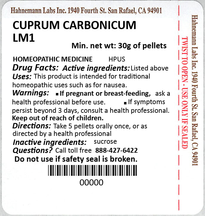 Cuprum Carbonicum LM1 30g