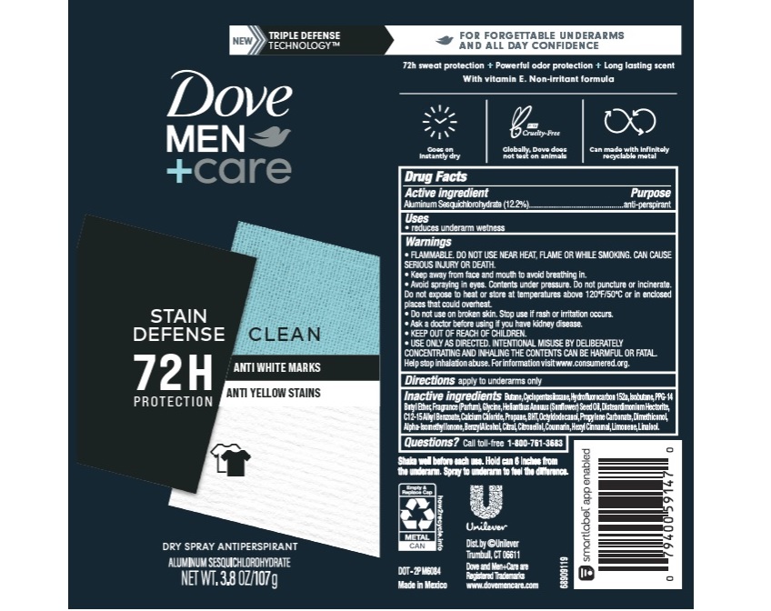 Dove Men Stain Defense Clean AP