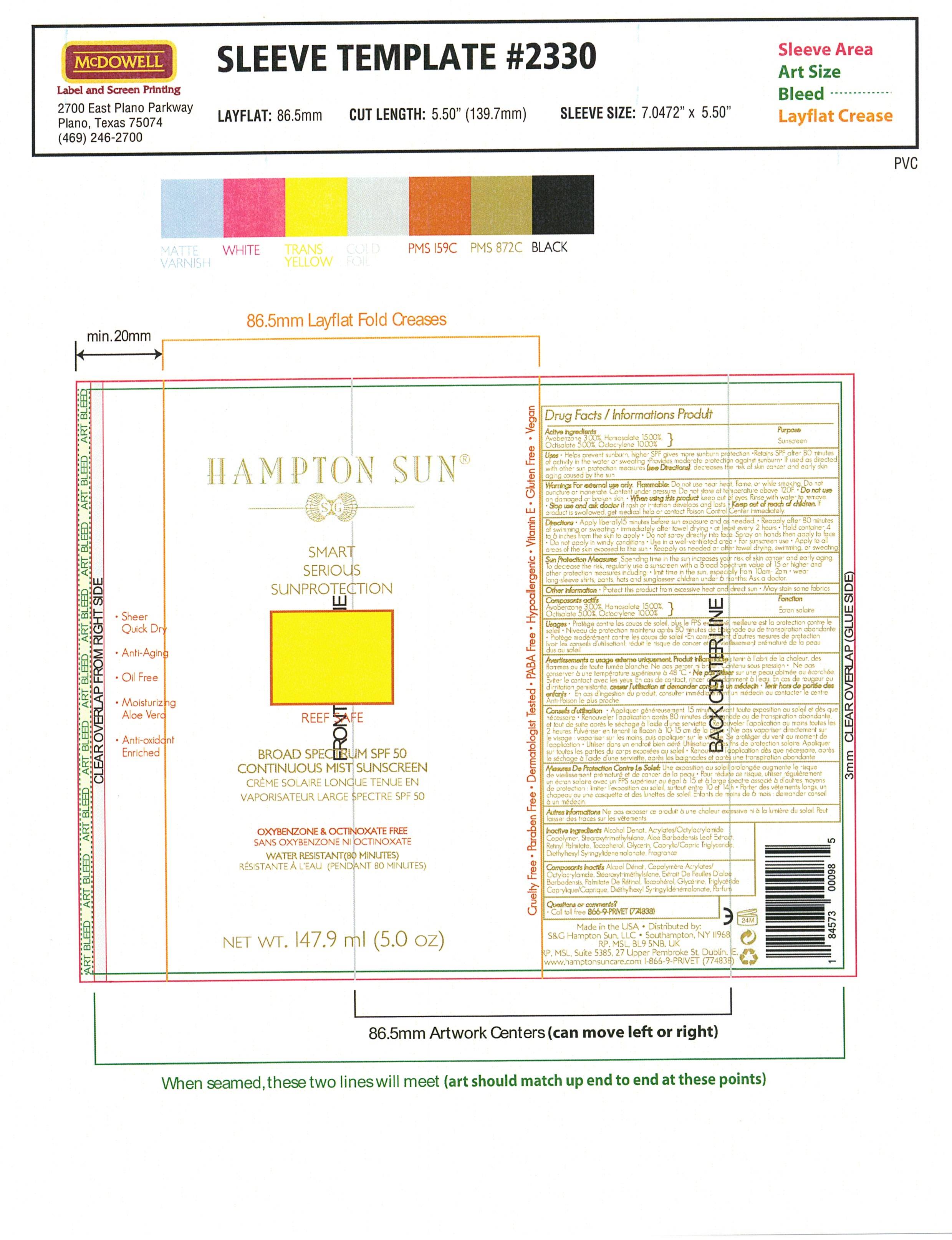 Hampton Sun SPF 50 Sunscreen